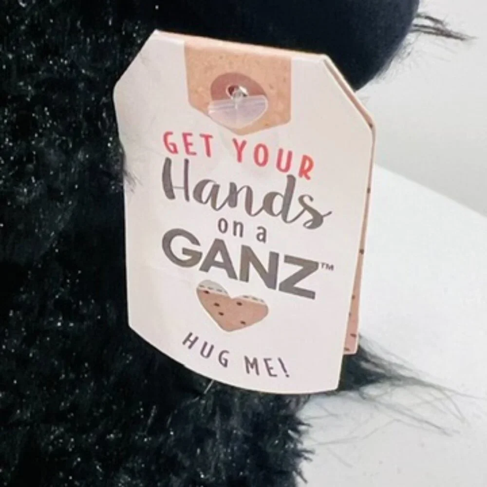 Baby Ganz H15329 HENNIE HIGHLAND COW Black Plush Stuffed Animal NWT RARE - Picture 2 of 7